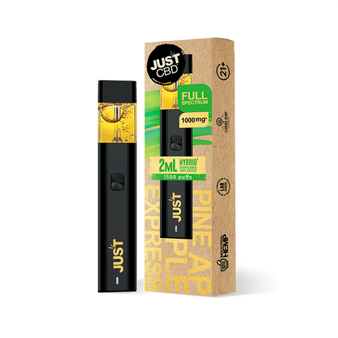 Pineapple Express Hybrid - 1000mg Just CBD 1500 puffs vape disposable