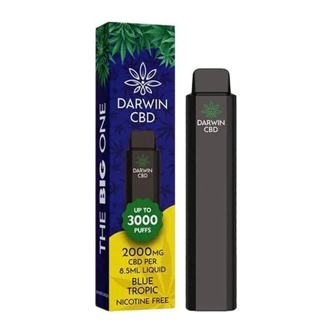 Blue Tropic - 2000mg Darwin CBD 3000 puffs vape disposable