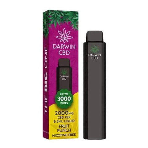 Fruit Punch - 2000mg Darwin CBD 3000 puffs vape disposable