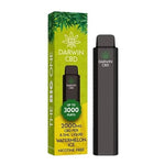 Watermelon Ice - 2000mg Darwin CBD 3000 puffs vape disposable